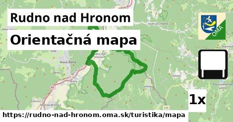 Orientačná mapa, Rudno nad Hronom