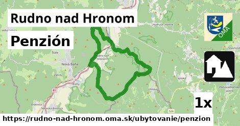 penzión v Rudno nad Hronom