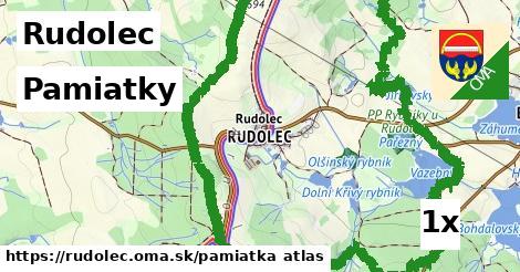 pamiatky v Rudolec