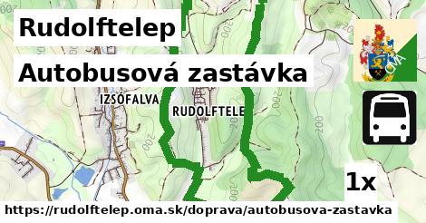 Autobusová zastávka, Rudolftelep