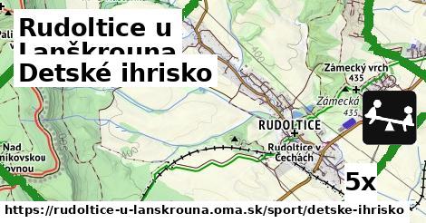 detské ihrisko v Rudoltice u Lanškrouna