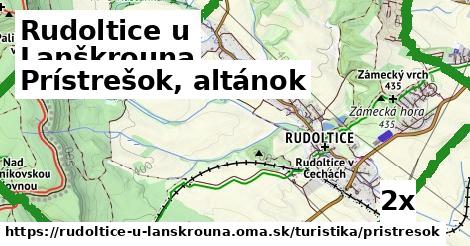 prístrešok, altánok v Rudoltice u Lanškrouna