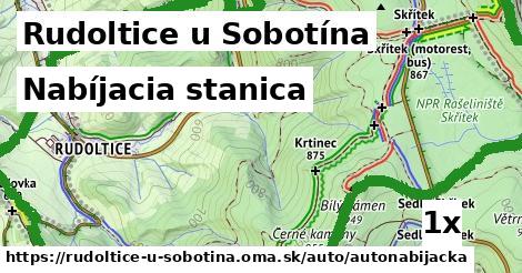 Nabíjacia stanica, Rudoltice u Sobotína