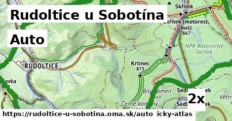 auto v Rudoltice u Sobotína