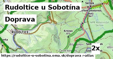 doprava v Rudoltice u Sobotína