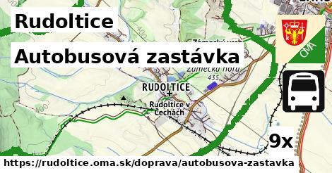 Autobusová zastávka, Rudoltice