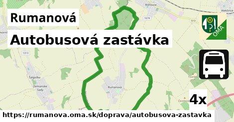 Autobusová zastávka, Rumanová