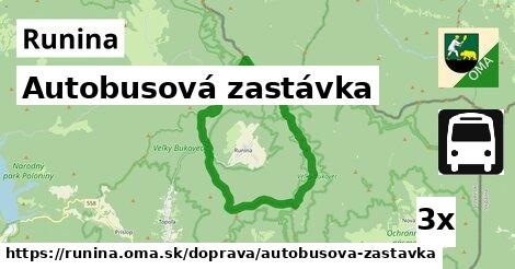 Autobusová zastávka, Runina