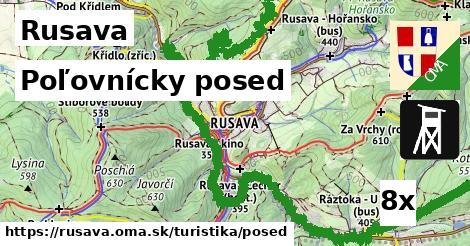 poľovnícky posed v Rusava