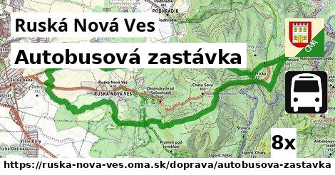 Autobusová zastávka, Ruská Nová Ves