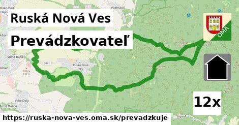 prevádzkovateľ v Ruská Nová Ves