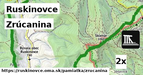 Zrúcanina, Ruskinovce