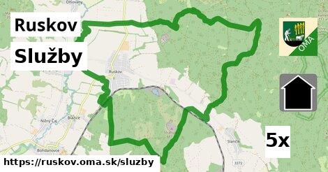 služby v Ruskov