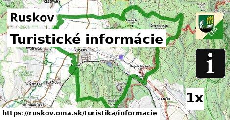 Turistické informácie, Ruskov