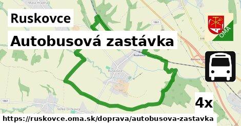 Autobusová zastávka, Ruskovce