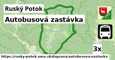 Autobusová zastávka, Ruský Potok