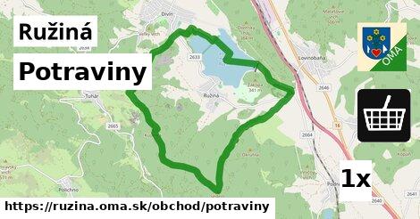 Potraviny, Ružiná