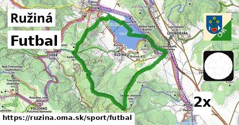 Futbal, Ružiná