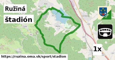 štadión, Ružiná