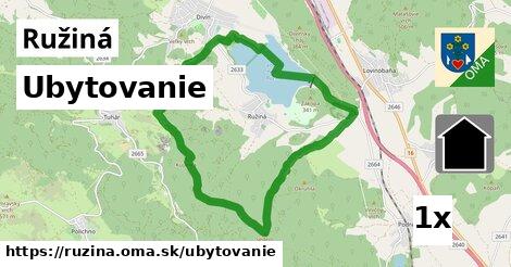 ubytovanie v Ružiná