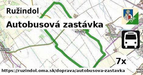 Autobusová zastávka, Ružindol