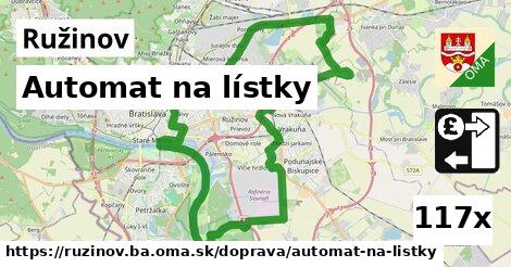 automat na lístky v Ružinov