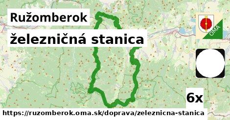 železničná stanica v Ružomberok