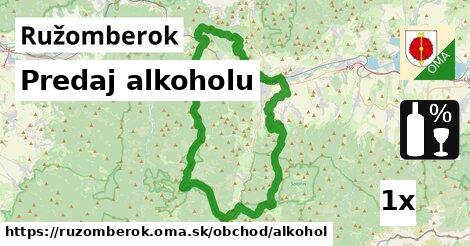 Predaj alkoholu, Ružomberok