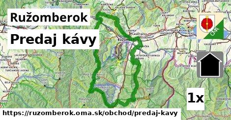 predaj kávy v Ružomberok