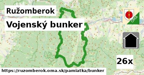 vojenský bunker v Ružomberok