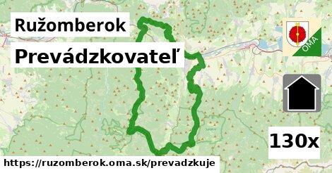 prevádzkovateľ v Ružomberok