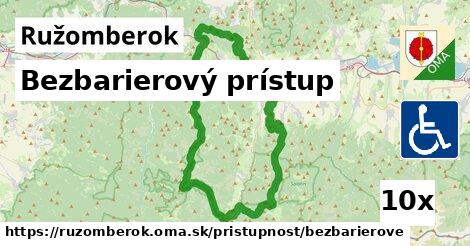 bezbarierový prístup v Ružomberok