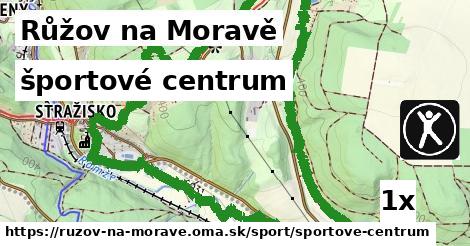 športové centrum, Růžov na Moravě