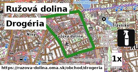 drogéria v Ružová dolina