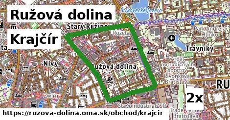 Krajčír, Ružová dolina