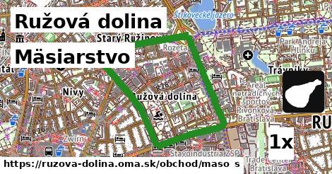 mäsiarstvo v Ružová dolina