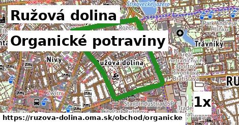 Organické potraviny, Ružová dolina