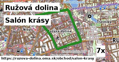 salón krásy v Ružová dolina