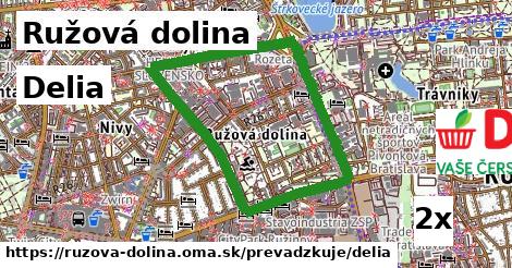 Delia, Ružová dolina