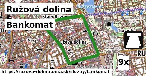 Bankomat, Ružová dolina