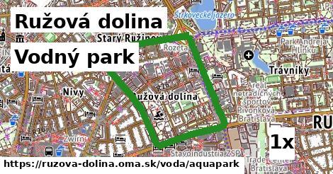 vodný park v Ružová dolina