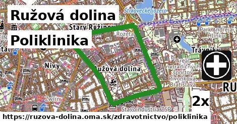 Poliklinika, Ružová dolina