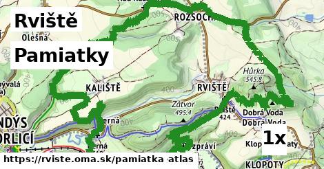 pamiatky v Rviště