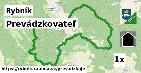 prevádzkovateľ v Rybník, okres RA