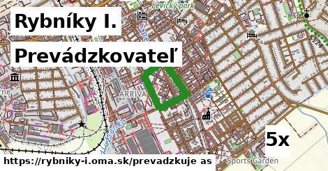 prevádzkovateľ v Rybníky I.