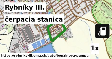 čerpacia stanica, Rybníky III.