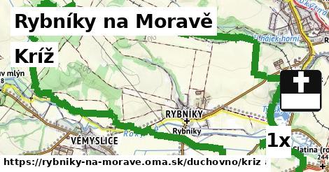 Kríž, Rybníky na Moravě