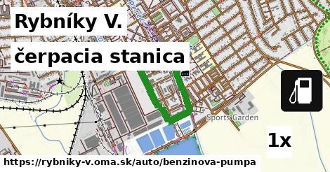 čerpacia stanica, Rybníky V.