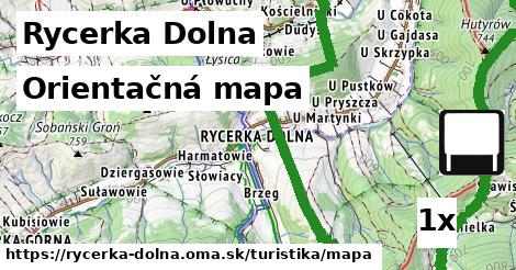 Orientačná mapa, Rycerka Dolna