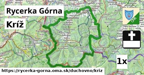 Kríž, Rycerka Górna